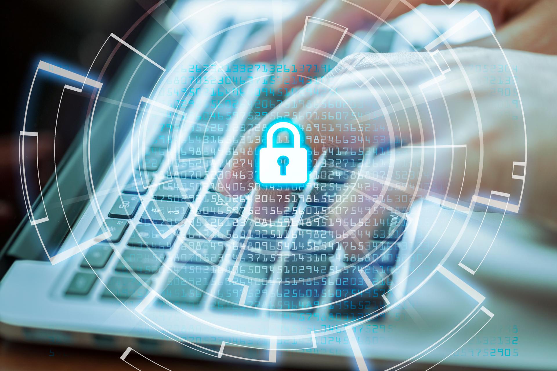 Cyber Security  and Data Protection concept